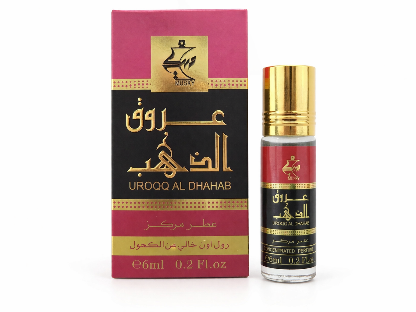 Urooq Al Dhahab - Musky Perfumes Concentrated Perfume Roll On (6ml | 0.2oz)