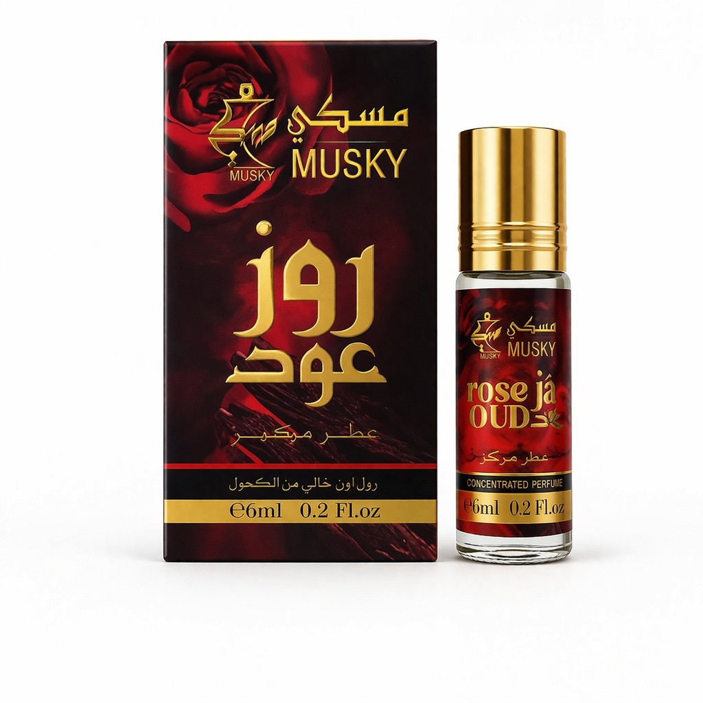 Rose OUD - Musky Perfumes Concentrated Perfume Roll On (6ml | 0.2oz)