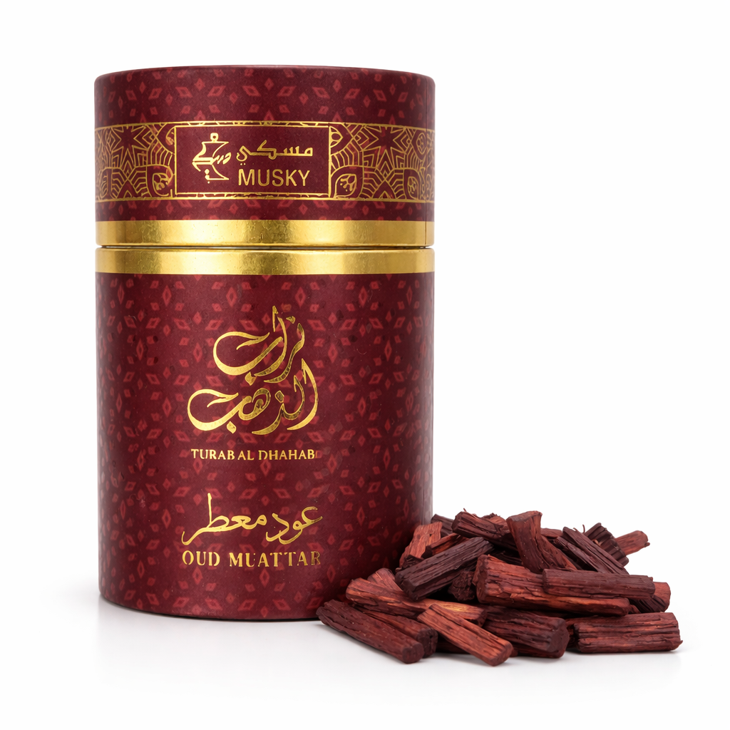 Turab Al Dhahab OUD Muattar Incense - Musky Perfumes (25g)