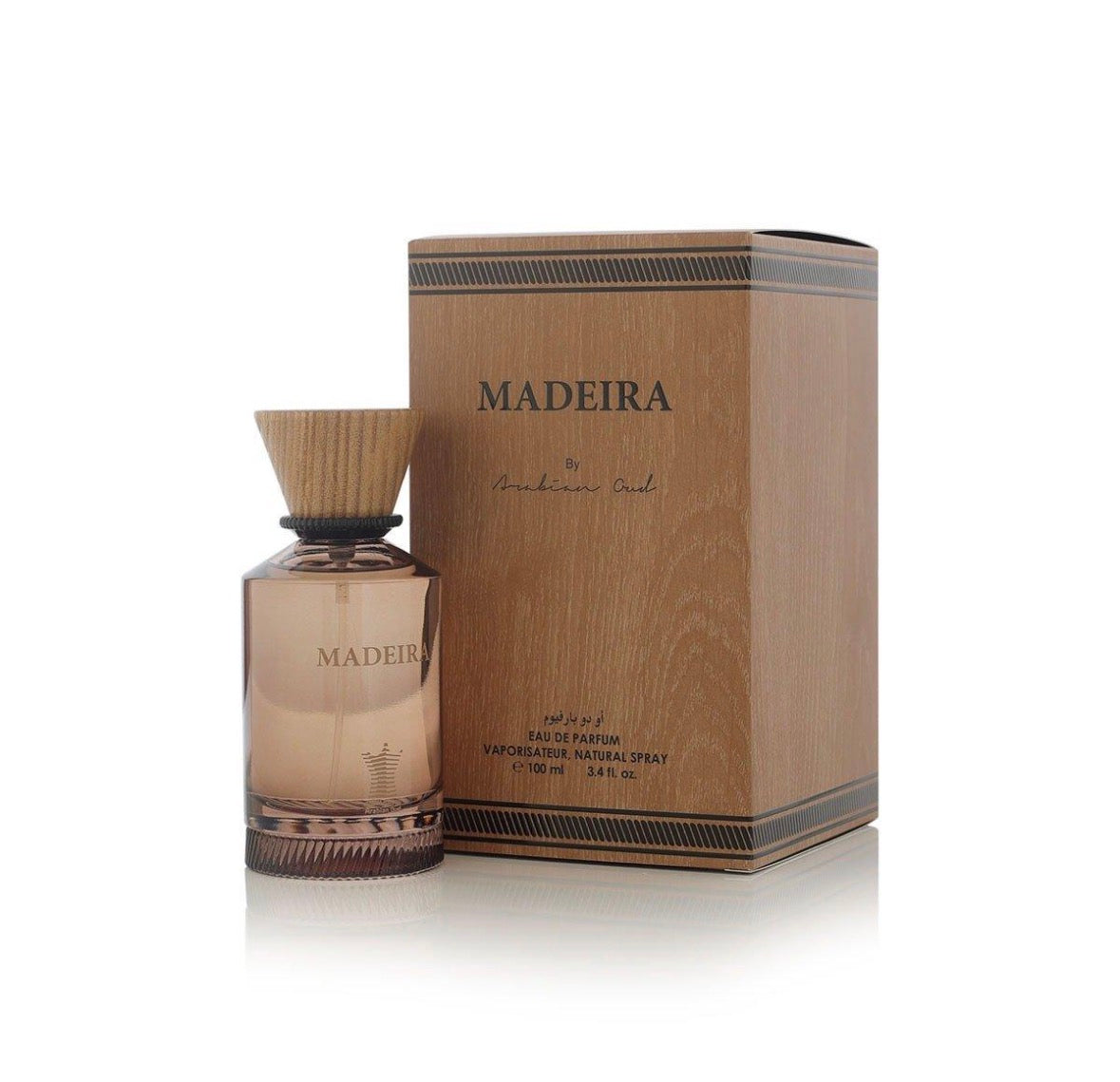 Arabian oud MADEIRA-EUA DE PARFUM,VAPORISATEUR,NATURAL SPRAY / e100 ml 80 % vol. 3.4 fl. oz.