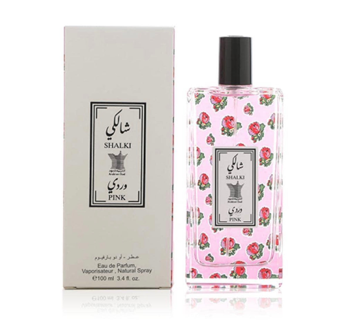 Arabian oud SHALKI PINK -EUA DE PARFUM,VAPORISATEUR,NATURAL SPRAY / e100 ml 80 % vol. 3.4 fl. oz.