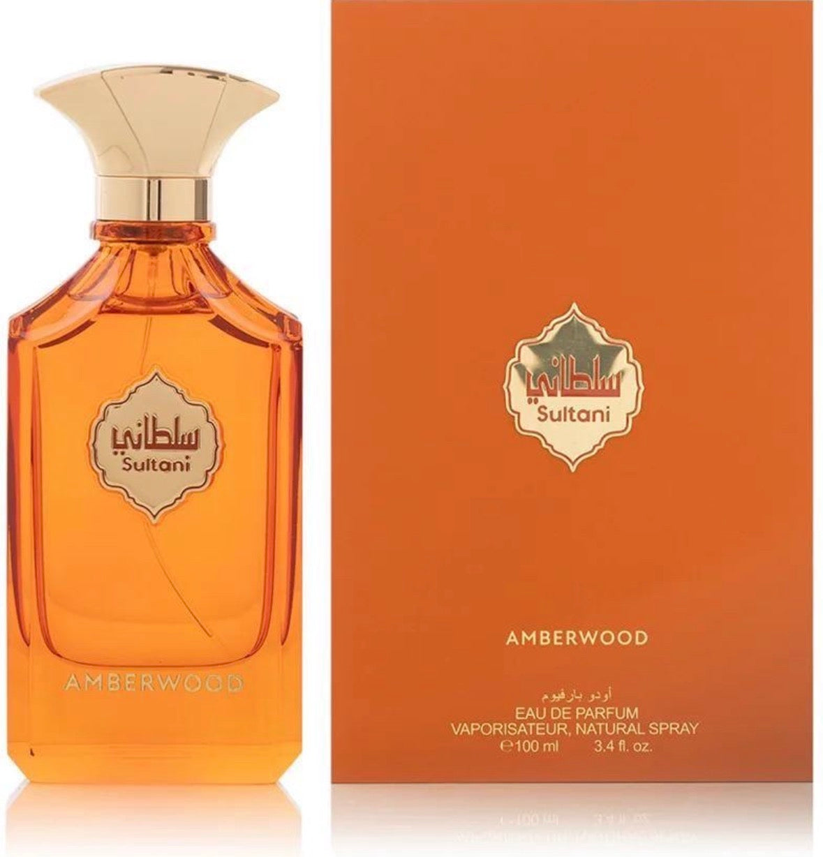 Arabian oud Sultani-AMBERWOOD-EUA DE PARFUM,VAPORISATEUR,NATURAL SPRAY / e100 ml 3.4 fl. oz.