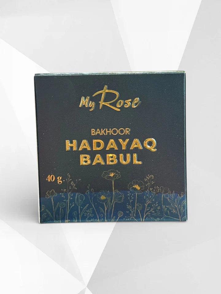 My Rose Chocolate Bakhoor - Hadayaq Babul (40g)
