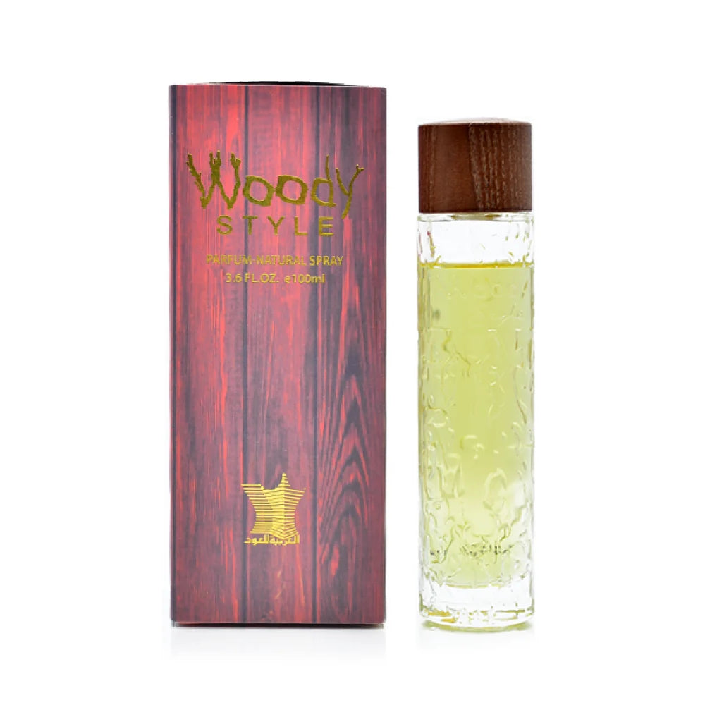 Arabian oud Woody STYLE -EUA DE PARFUM,VAPORISATEUR,NATURAL SPRAY / e100 ml 75 % vol. 3.4 fl. oz.