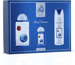 Art Of Universe- Lattafa Pride Gift Set (100ml +  EDP 20 ML + Perfume Spray 200 ML)