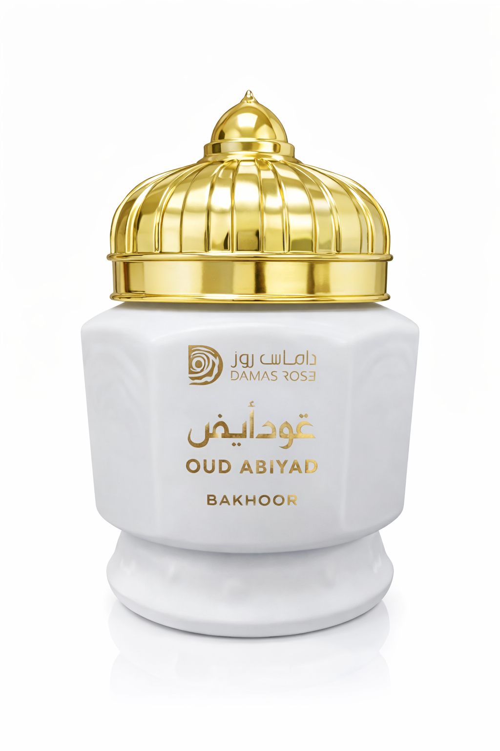 OUD Abiyad Bakhoor Jar - Damas Rose (30g)