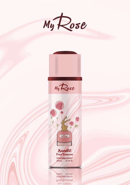 Sandal Pour Femme - My Rose Perfume Spray (200ml)