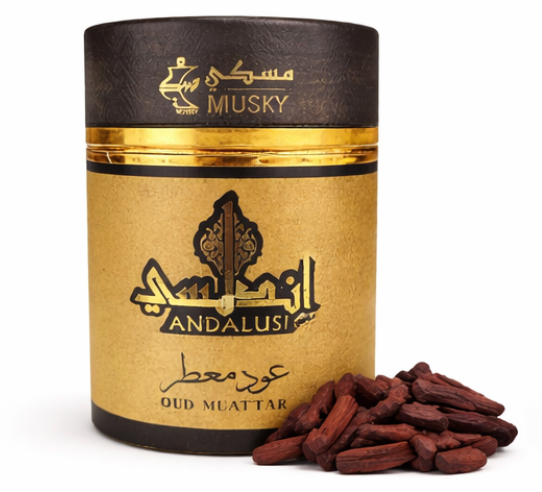 Andalusi OUD Muattar Incense - Musky Perfumes (25g)