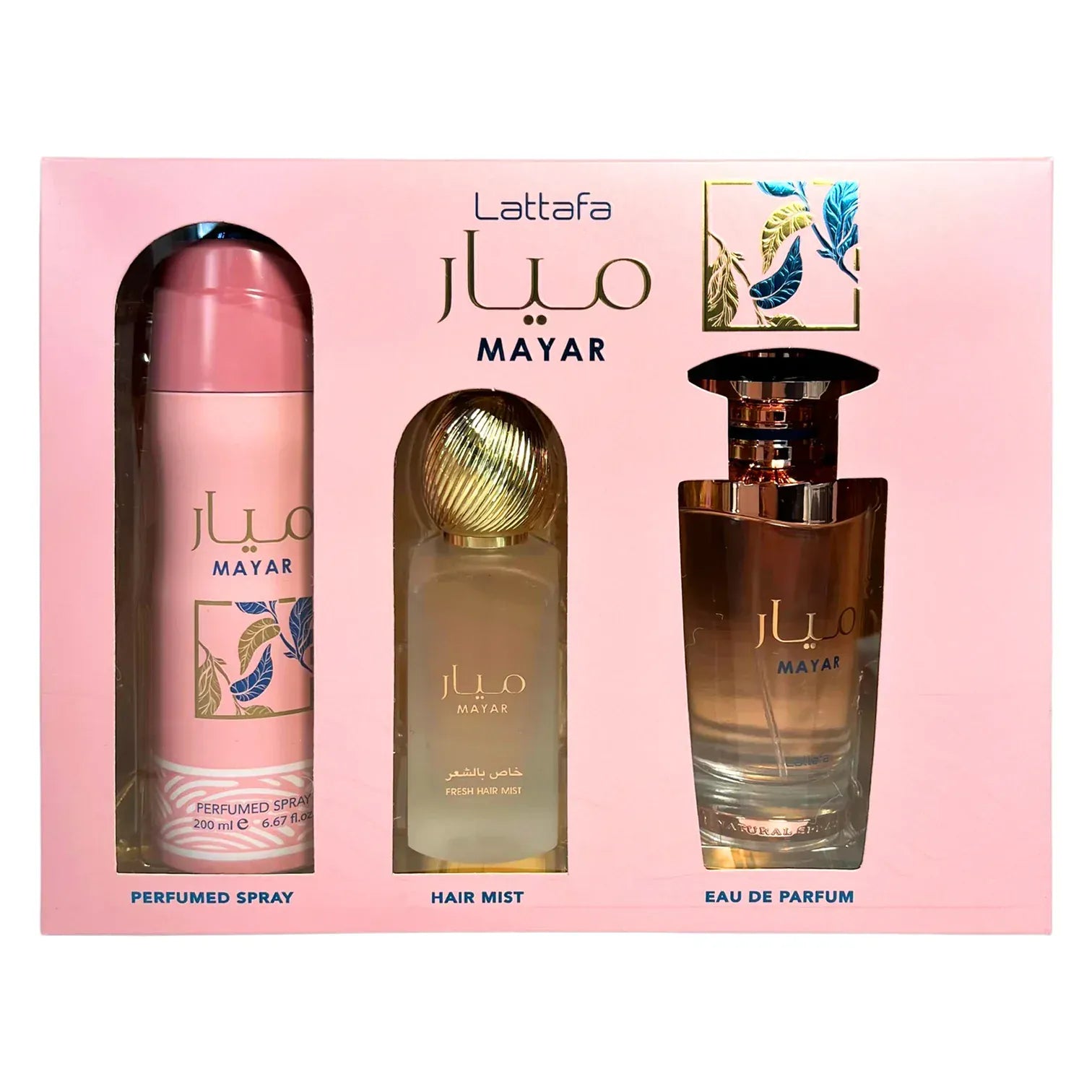 Mayar Gift Set - Lattafa Eau de Parfum(100 ml + 200 ml + 50 ml)