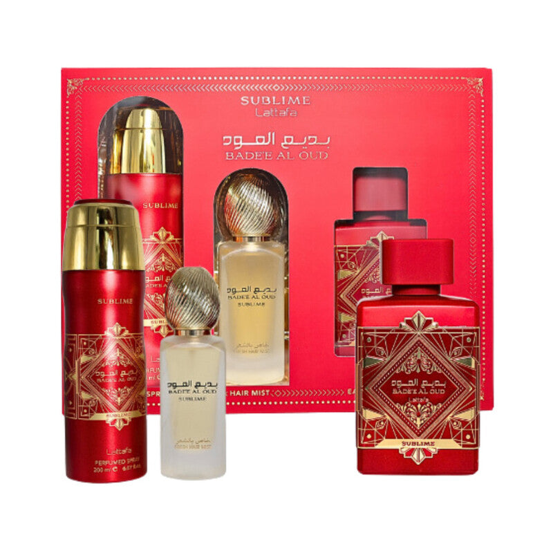 Bade'e Al Oud Sublime Gift Set - Lattafa Eau de Parfum(100 ml + 200 ml + 50 ml)